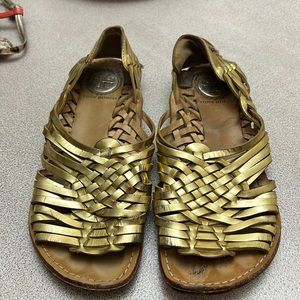 Tory Burch Gold Gladiator Sandals